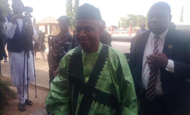 Heavy Security as El-Rufai Arrives Court