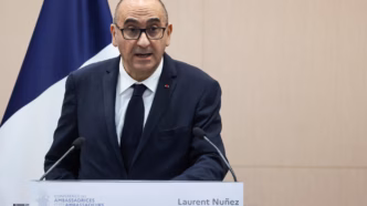 France’s Interior Minister, Laurent Nunez