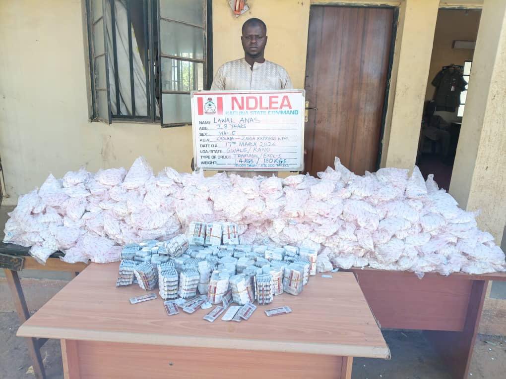 NDLEA Operatives Recover Skunk, Tramadol from Traffickers (News Central TV).