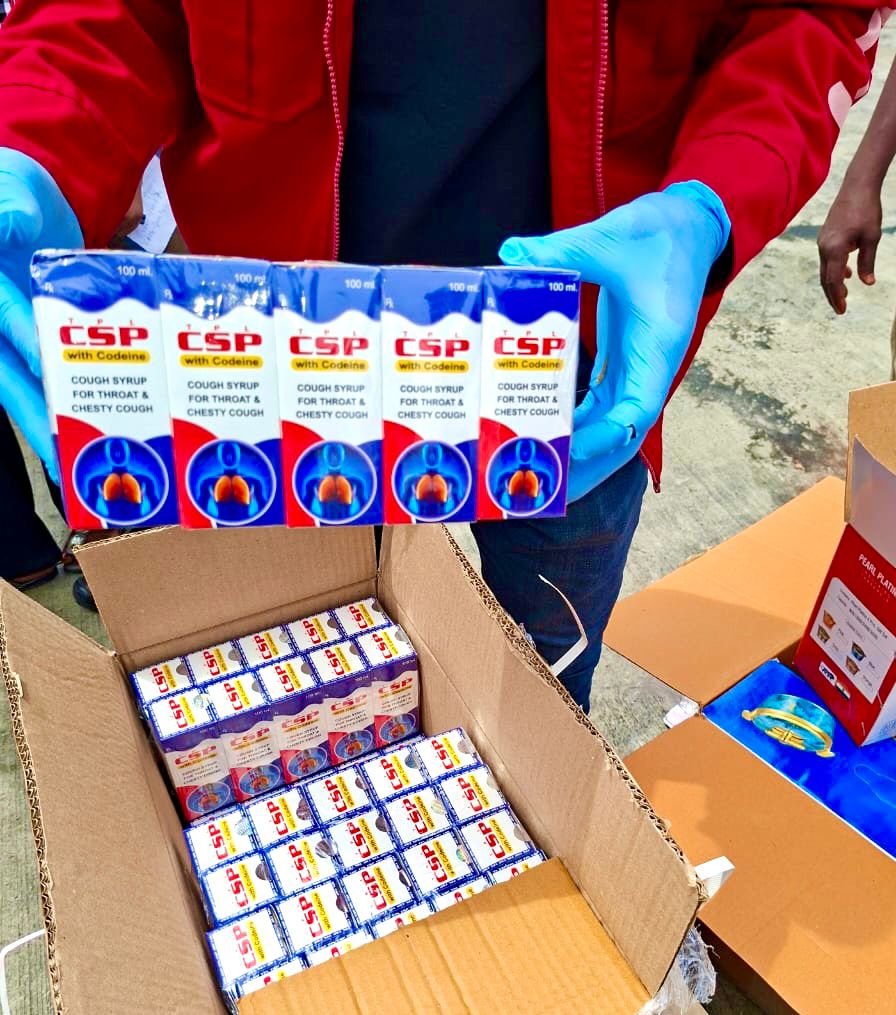 Customs Seize ₦3.398 Billion Codeine Syrup in Lagos