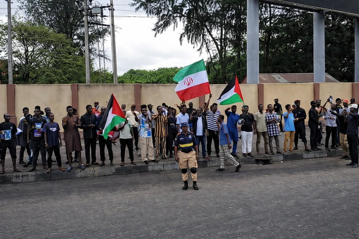 IMN protest in Lagos. 