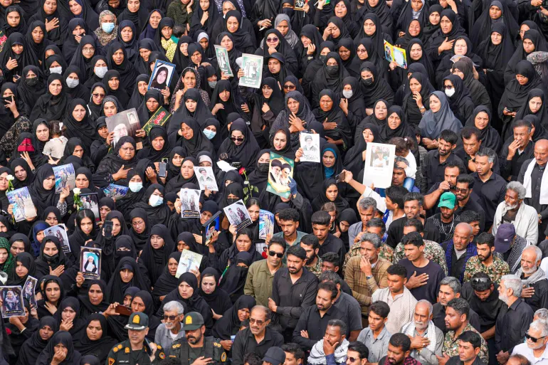 Iran Holds Funeral for 165 Girls Killed in War