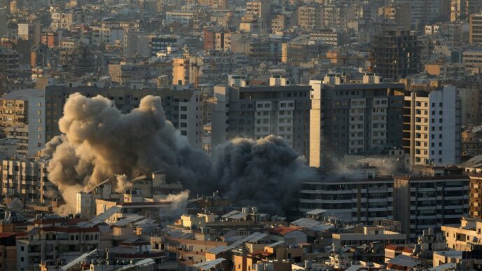 Israeli Strikes Displace 100,000 in Lebanon (NewsCentral TV)