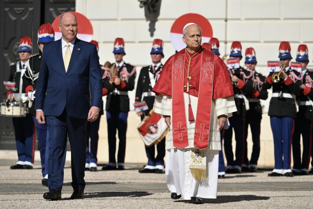 Pope Leo Arrives in Monaco