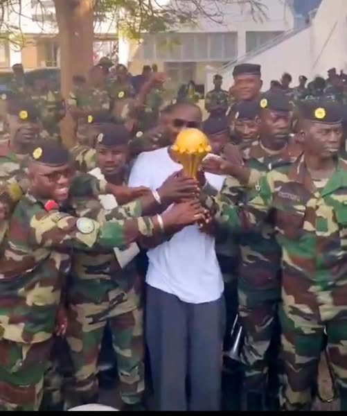 Senegal Moves AFCON Trophy to Military Base
