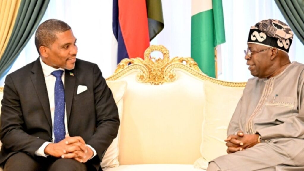 Tinubu Hosts Saint Kitts Prime Minister in Abuja