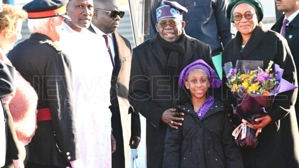 PHOTOS: Tinubu, First Lady Arrive U.K (News Central TV)
