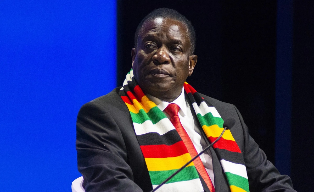 Zimbabwe’s President Emmerson Mnangagwa