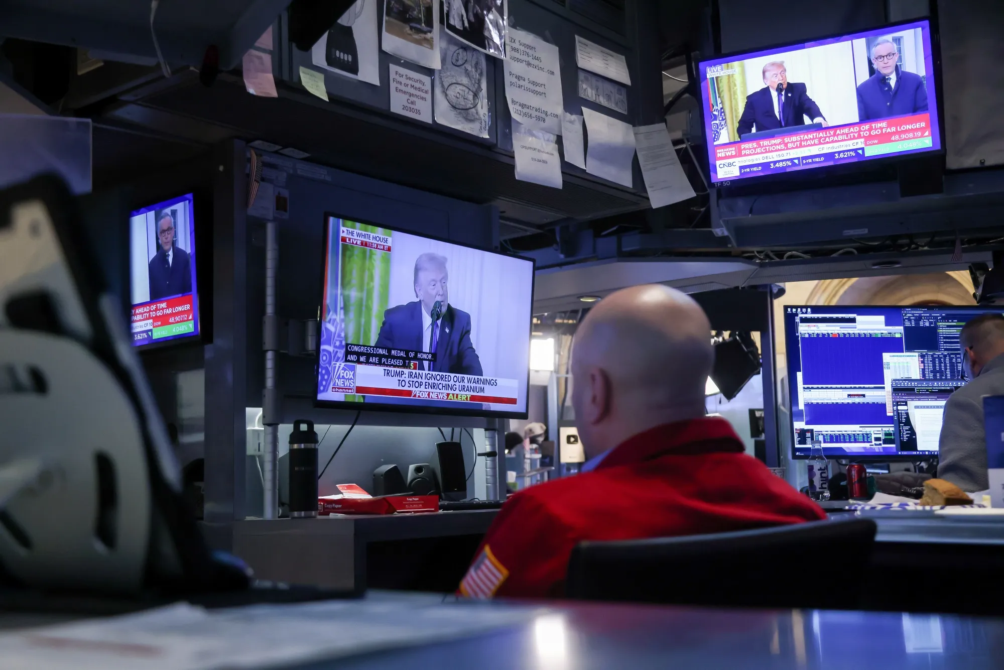 Wall Stock Drops as US-Iran Tensions Hit Markets