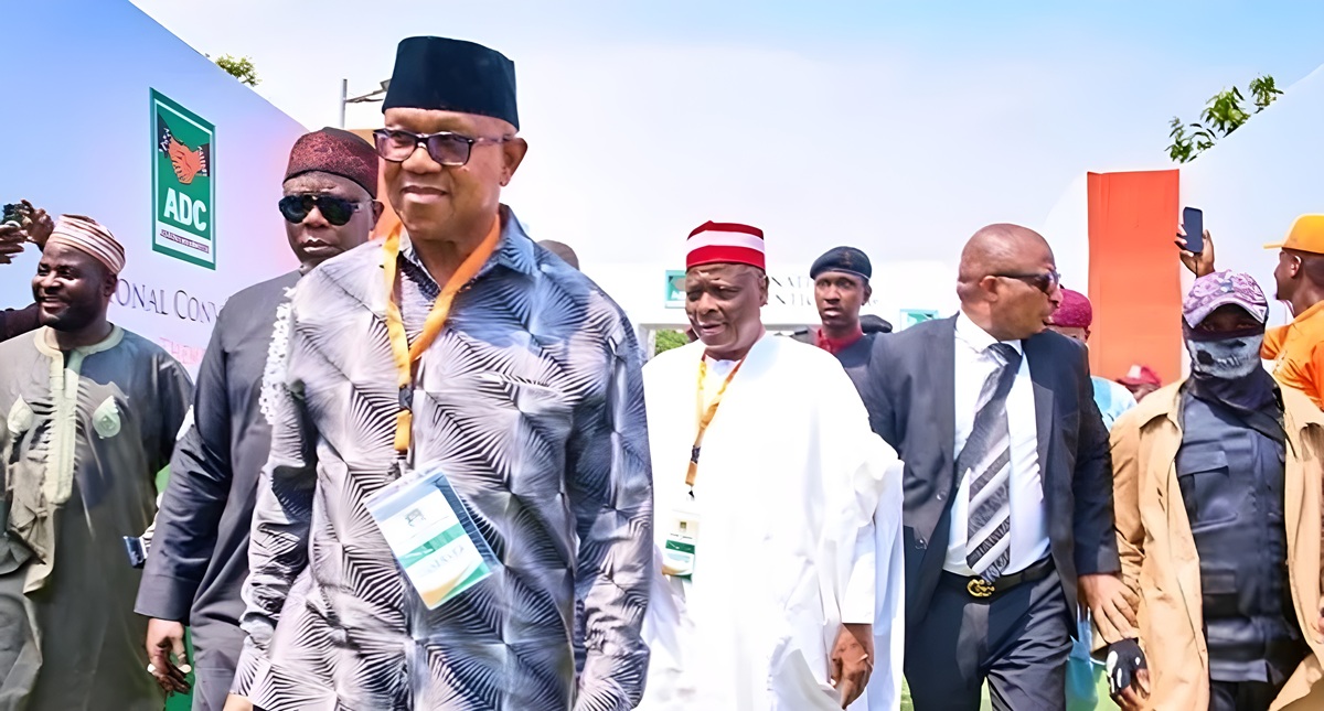 Peter Obi at the ADC Convention