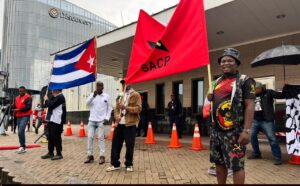 South African protest supports Cuba over US oil embargo (News Central TV)
