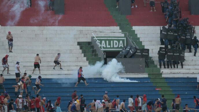 At Least 50 Injured in Clash at Paraguay Football Match