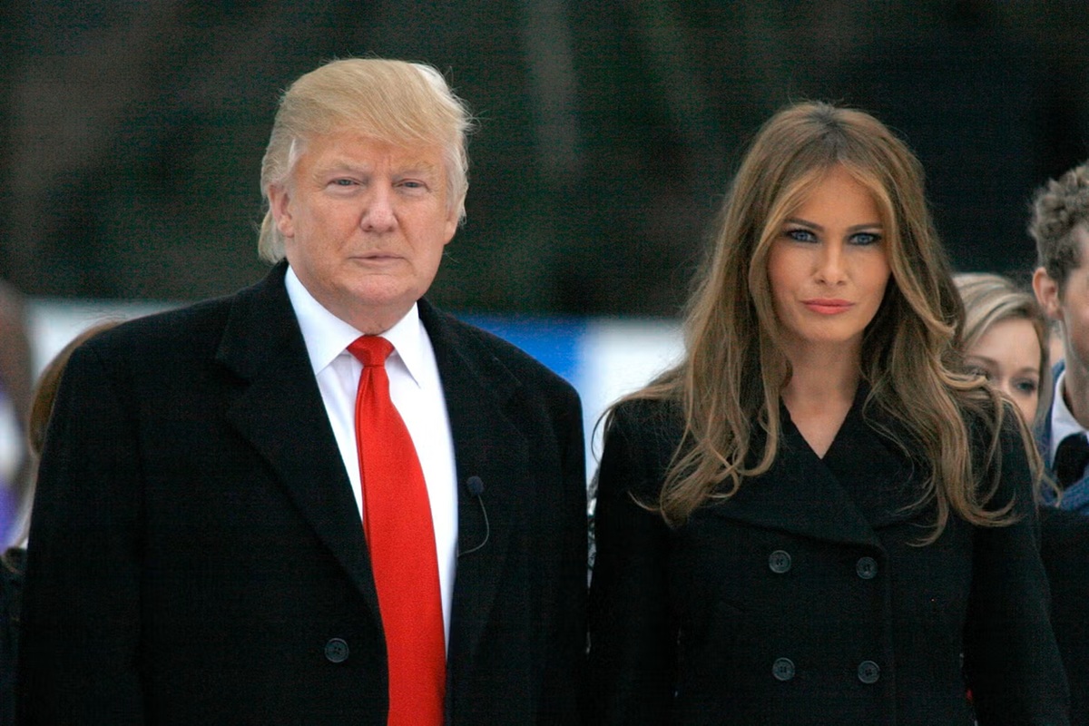 Melania Trump and Donald Trump 