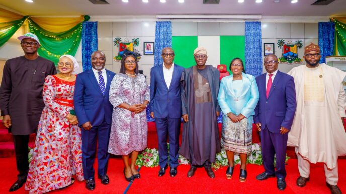 Sanwo-Olu Swears In Seven New Secretaries (NewsCentral TV)