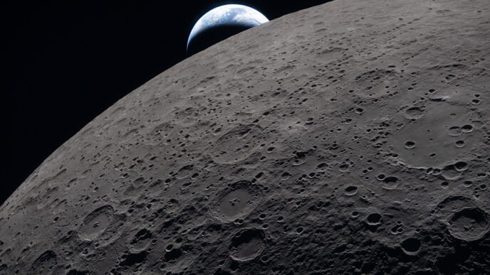 NASA Releases “Earthset” Photo From Moon