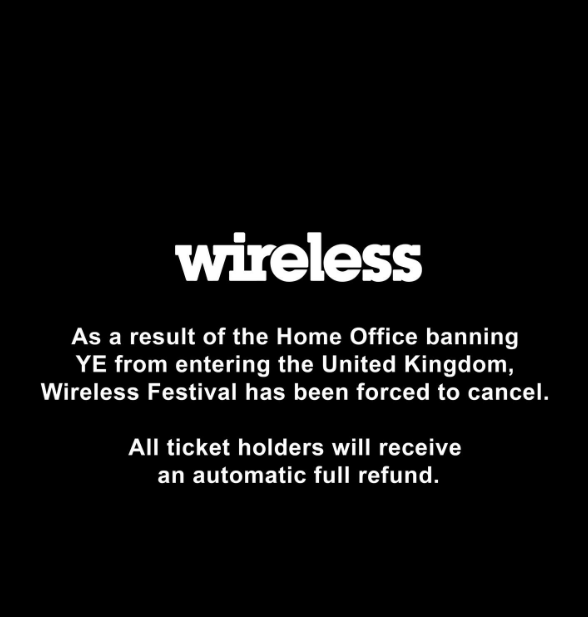 UK Government Bans Kanye West