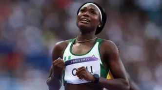 Nigerian sprinter and Olympian Favour Ofili