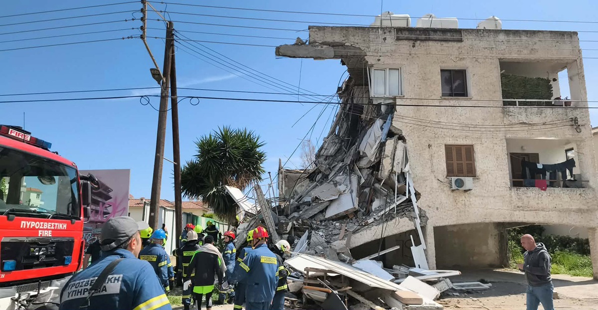 Cyprus Building Collapse Kills Two, Injures Four