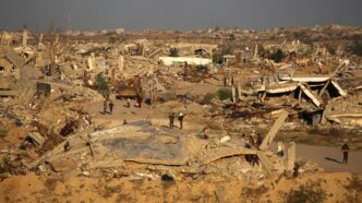 10 Killed Near Gaza School in Clashes, Israeli Strikes 