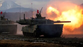 Japan Tank Misfire Kills Three Soldiers