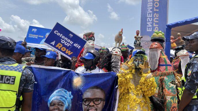Photos: Final Campaign Day In Benin (News Central TV)