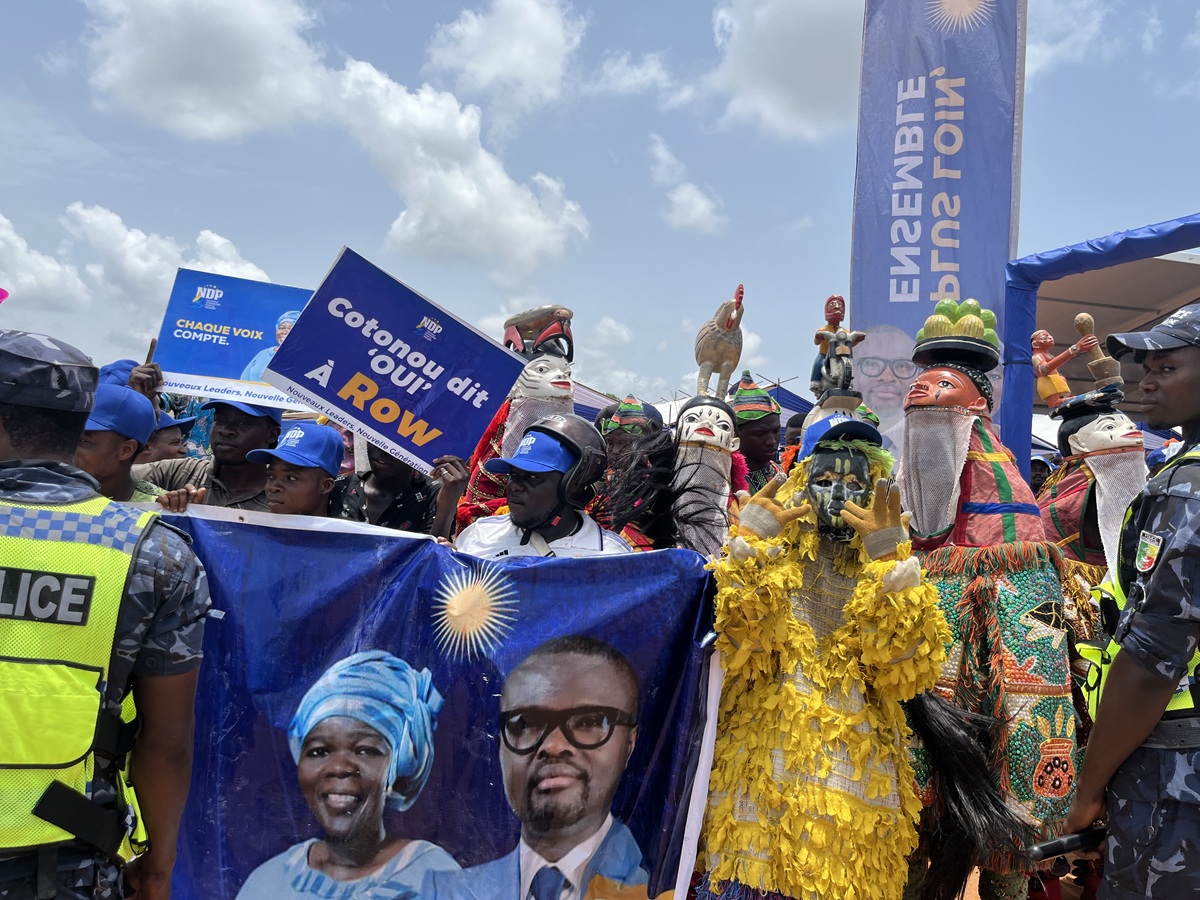 Photos: Final Campaign Day In Benin (News Central TV)