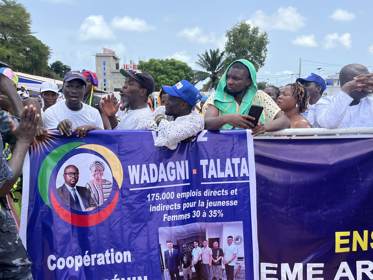 Photos: Final Campaign Day In Benin (News Central TV)
