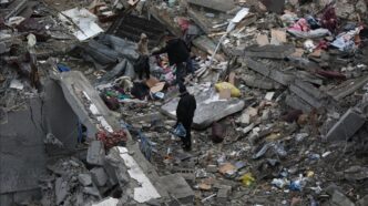 Israeli attacks in the southern Gaza Strip