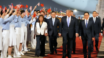 President Trump Lands In China For Xi Talks (NewsCentral TV)