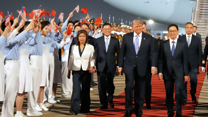 President Trump Lands In China For Xi Talks (NewsCentral TV)