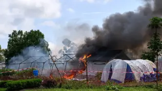 Ebola Riot Destroys Hospital Tents in DRC (NewsCentral TV)