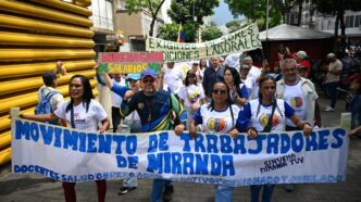 Venezuelans Protest ‘Insufficient’ Wage Hike 