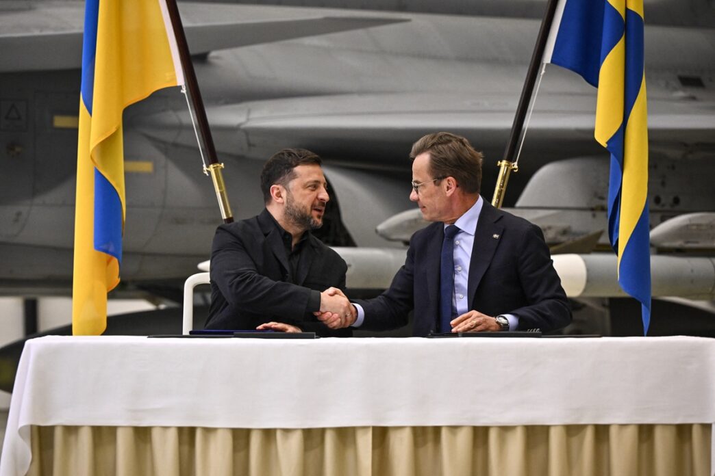 Zelensky in Sweden for Air Defence Deal