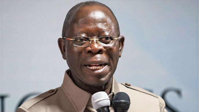 Oshiomhole Says Opposition Crisis Favours APC