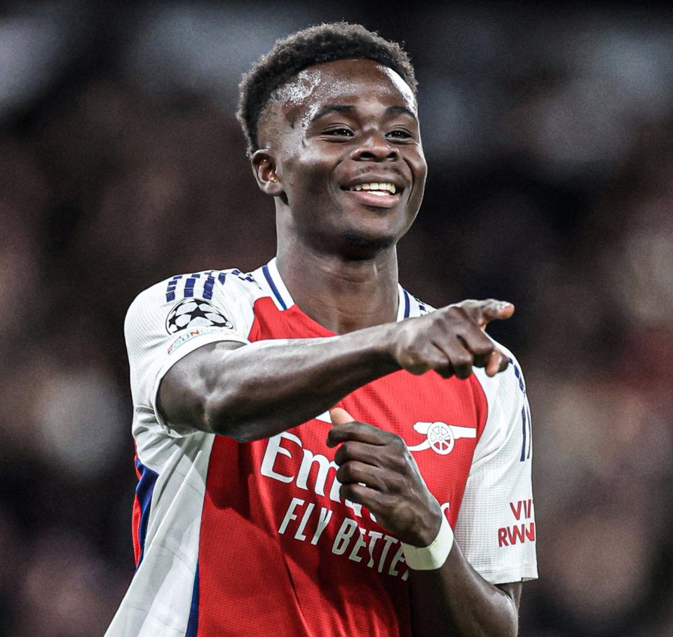 Saka Fires Back At Arsenal’s Title Critics