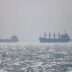 Vessels in the Strait of Hormuz near Bandar Abbas, Iran. -REUTERS PIC