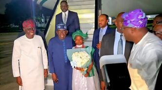 Tinubu Arrives Lagos After International Engagements (News Central TV)