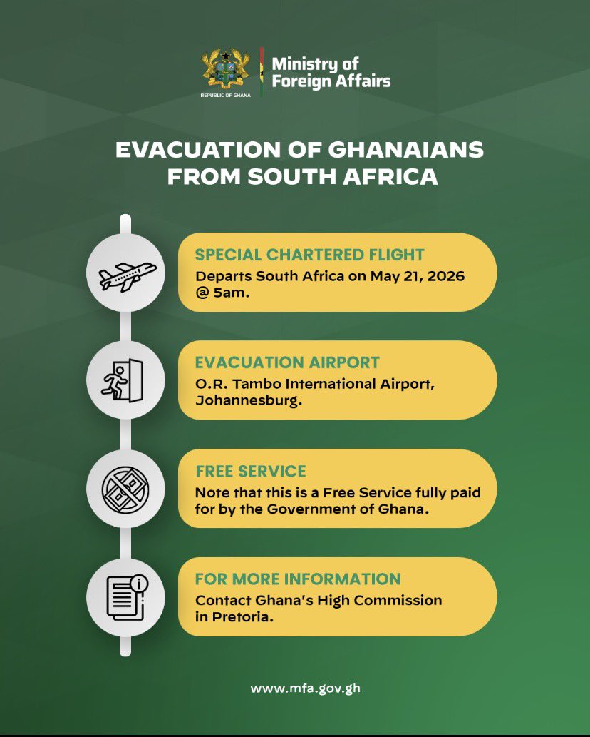 Ghana to Evacuate Citizens from South Africa on Thursday 9News Central TV)