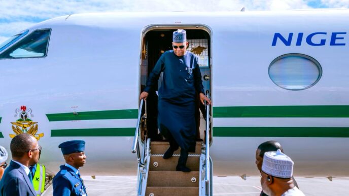 VP Shettima Arrives In Cotonou For Wadagni's Inauguration (NewsCentral TV)