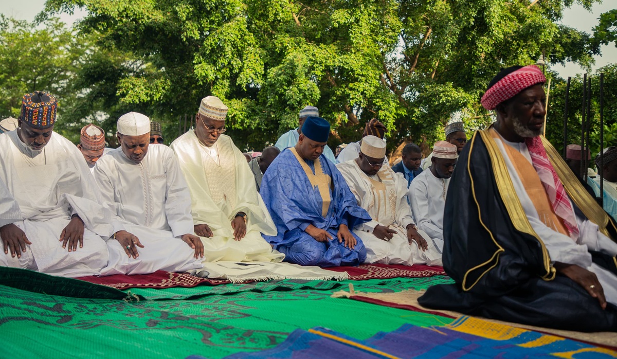 Tinubu, Atiku Observe Eid Prayers in Lagos, Abuja