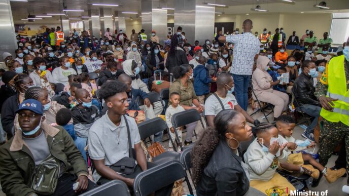 First Batch of Repatriated Ghanaians Arrive (News Central TV)