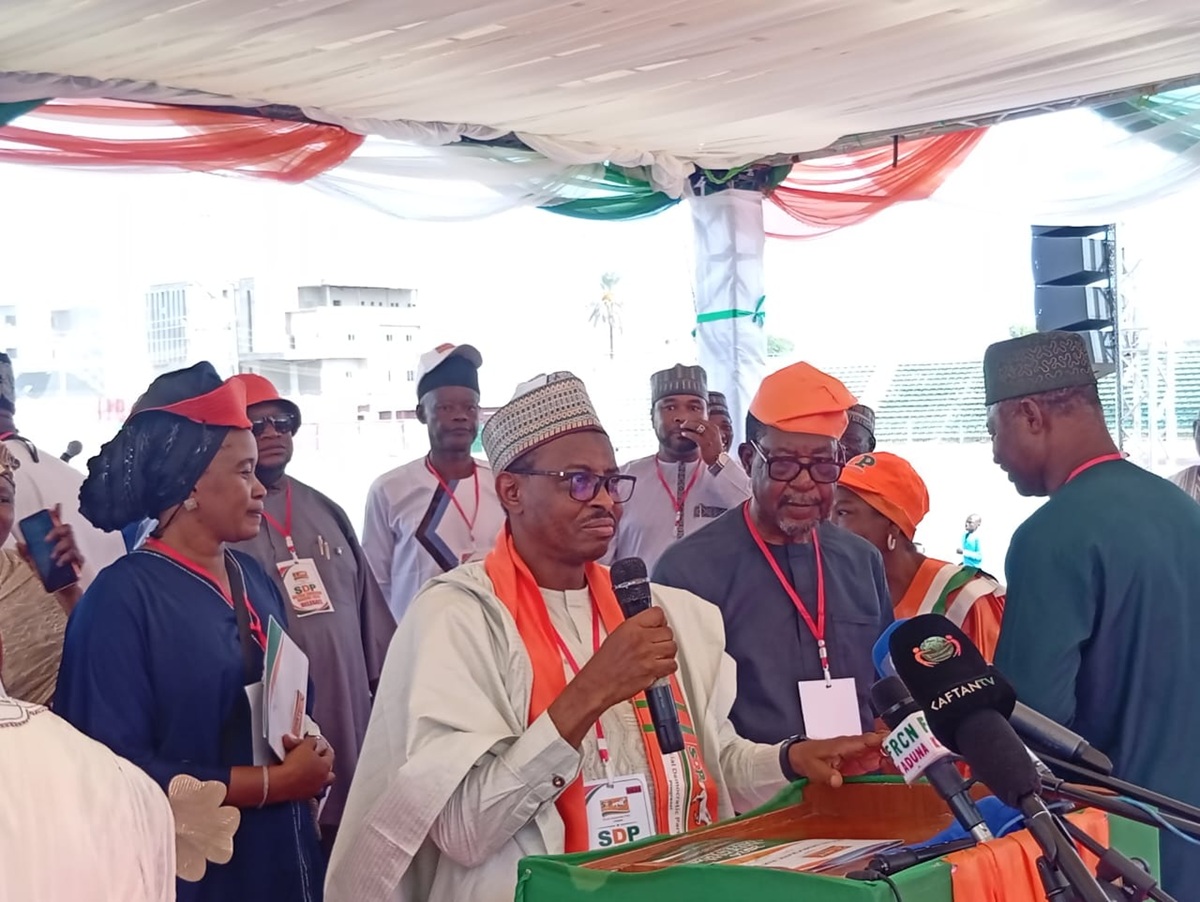 SDP Faction Elects Sadiq Gombe Chairman at Convention