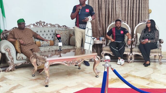 In Pictures: News Central TV Visits Plateau Governor (NewsCentral TV)