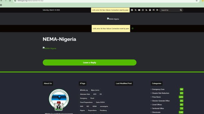 NEMA Reports Website Breach (News Central TV)