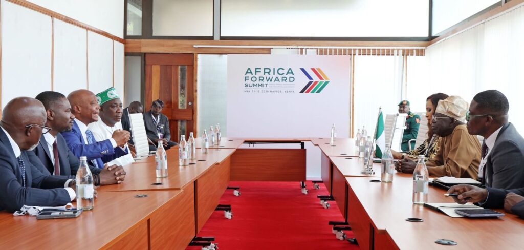 Photos: CAF President, Tinubu Meet in Kenya (News Central TV)