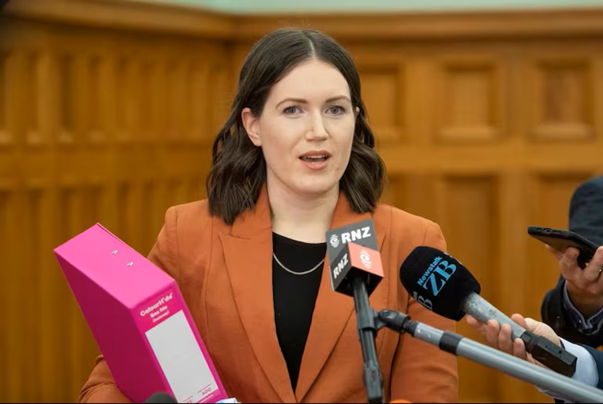 Brooke van Velden, New Zealand’s Minister of Internal Affairs