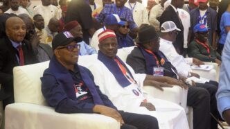 Crowds Gather as Obi, Kwankwaso Attend NDC Convention