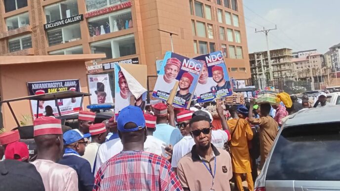 Gridlock in Abuja as Thousands Attend NDC Convention
