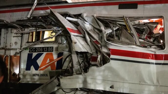 Train Crash in Indonesia Kills Four