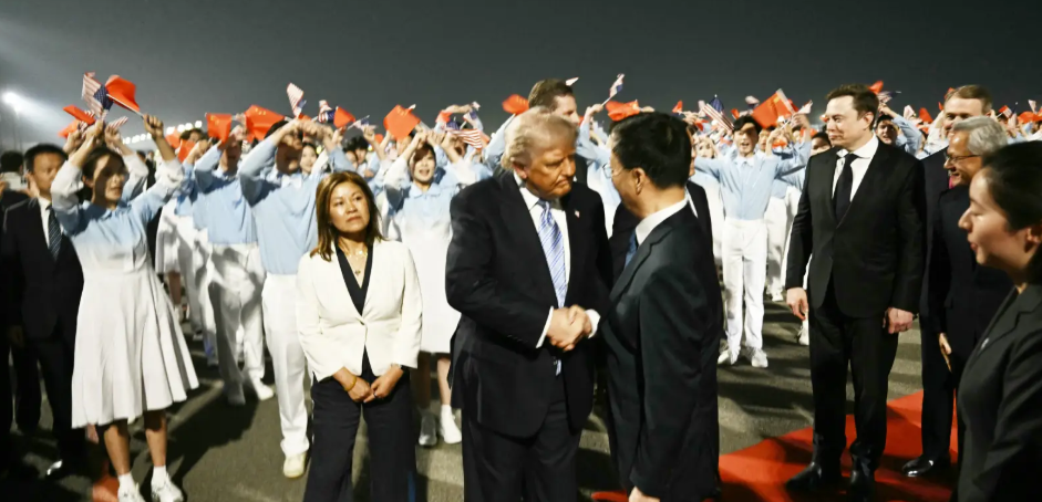 President Trump Lands In China For Xi Talks (NewsCentral TV)